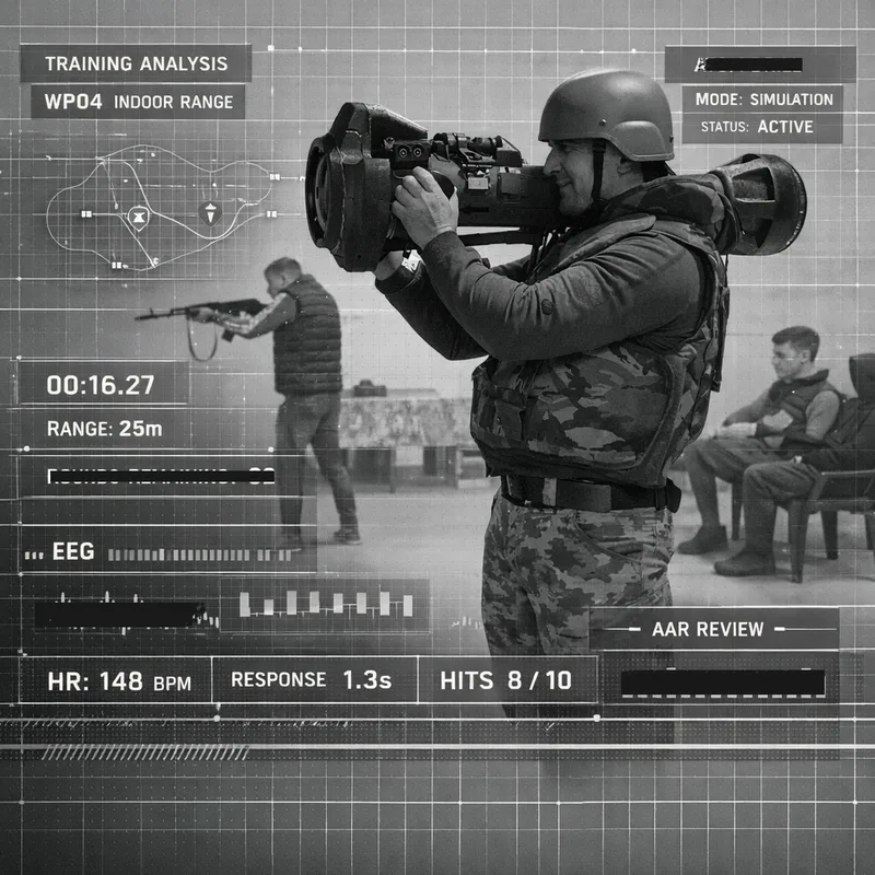 Closed firing range training
