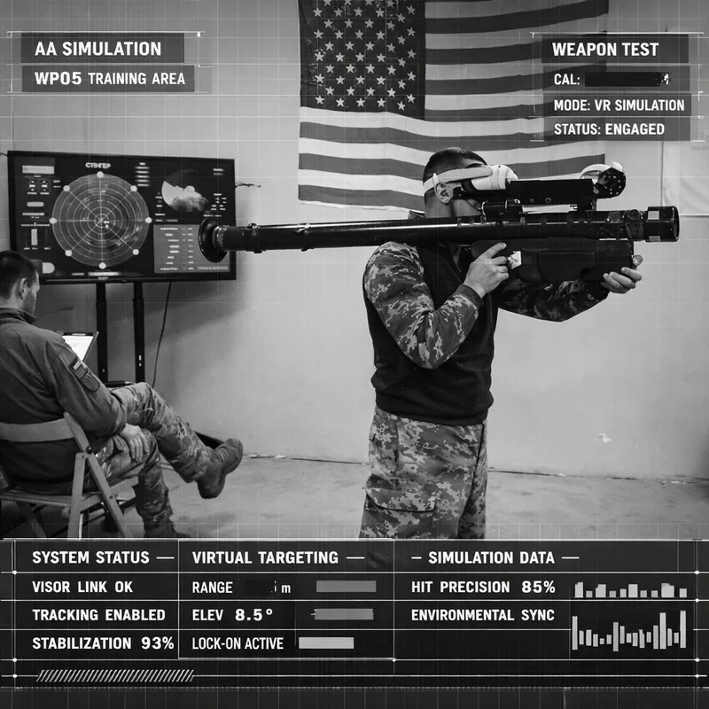 VR simulation for air defense